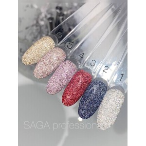 Светоотражающий гель-лак SAGA Fiery Gel №01, 9 мл. Photo 3